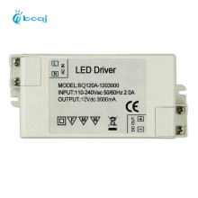 boqi Constant Voltage Led Driver 12v 3A 36w power supply for led mirror light and led tape light CE SAA FCC